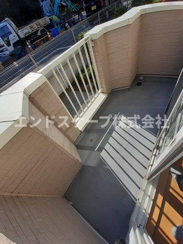 ヴィラ　桜Ａのバルコニー|高崎、前橋のお部屋探しはエンドスケープまで！お客様の理想お聞かせ下さい♪