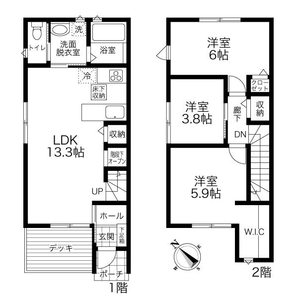 Forest Residenceの間取り