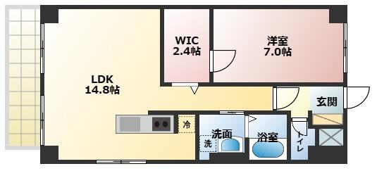第一丸中マンションの間取り