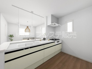 【キッチン】 | キッチン完成イメージ／人気の対面キッチン♪