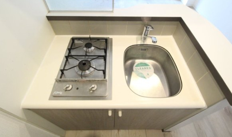 足立区千住寿町の賃貸マンションのキッチン