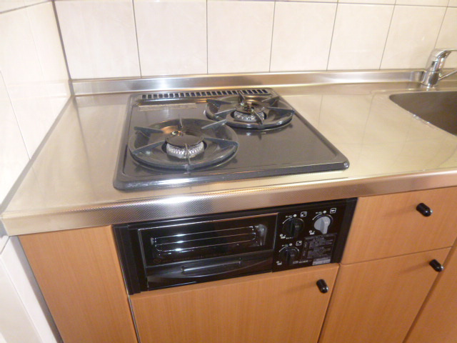 プロニティ野口のキッチン|２口ガスコンロ