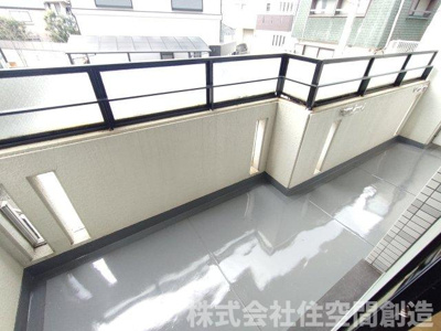 【バルコニー】 | グランドハイツ豊中 | ※同タイプの写真となり、実際のお部屋とは異なる場合があります
