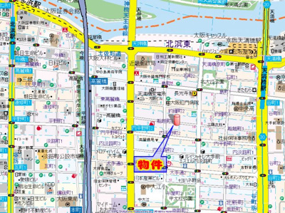 【地図】 | ファーストレジデンス天満橋