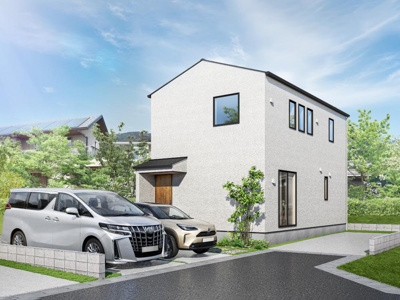 【外観パース】 | 鳥取市湖山町南5丁目新築戸建て