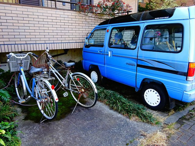小幡マンションの駐車場