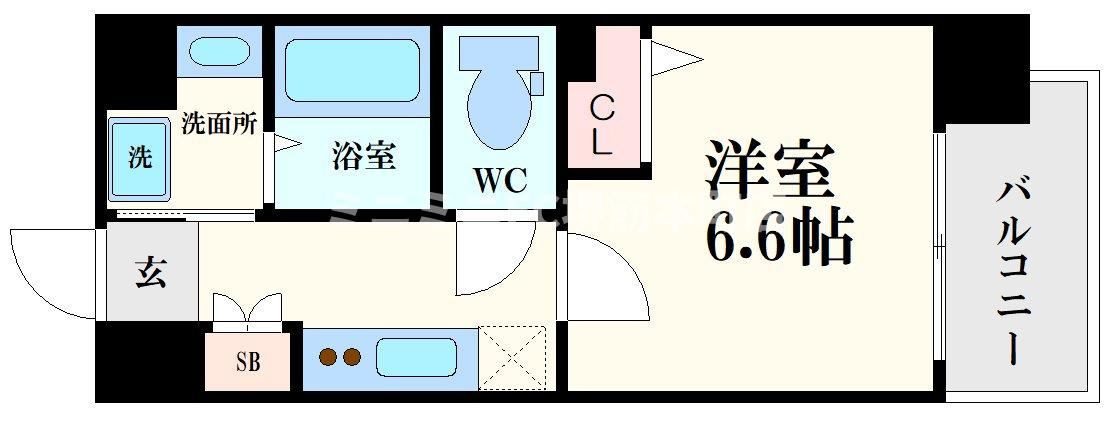 ワールドアイ大阪城EASTⅡの間取り