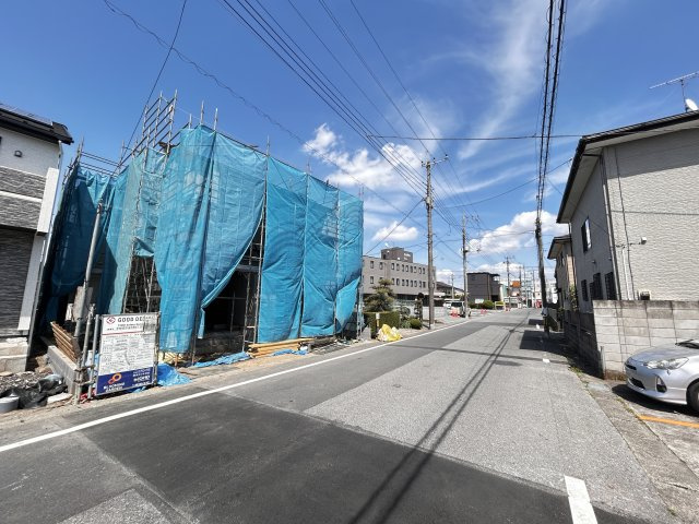 宇都宮市雀の宮 6丁目 全2棟の前面道路含む現地写真|〇只今分譲中〇
建築中の工程を確認できるのがは今ならではのメリットです。
周辺環境を含め、今からチェックがおすすめです。
先ずはお気軽にお問合せください！
※2026年5月撮影
