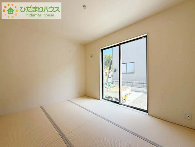 いわき市平南白土２期　新築戸建　4号棟の和室|すぐ横になれる和室は、みんなの憩いの場(*^-^*)