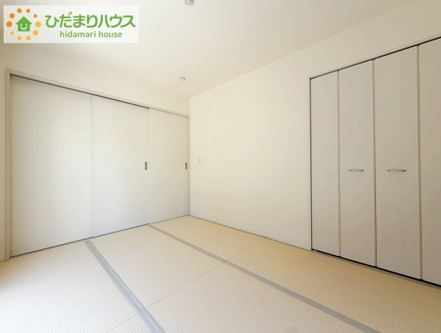 いわき市平南白土２期　新築戸建　4号棟の和室|赤ちゃんスペースや客間など、多彩な用途で使用できる和室☆