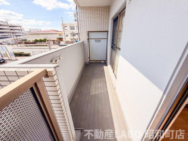 シャトークレールのバルコニー