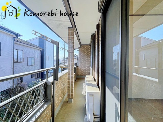 白岡市篠津　中古一戸建てのバルコニー|26.2.21撮影済み