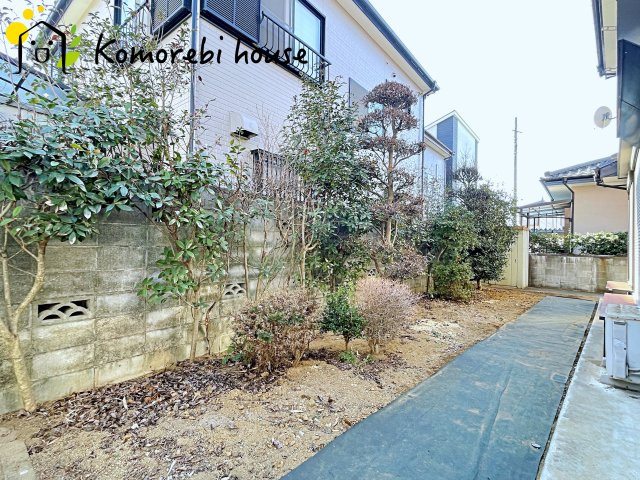 白岡市篠津　中古一戸建ての庭|26.2.21撮影済み
