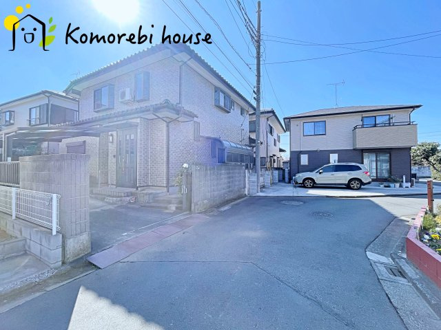 白岡市篠津　中古一戸建ての前面道路含む現地写真|26.2.21撮影済み