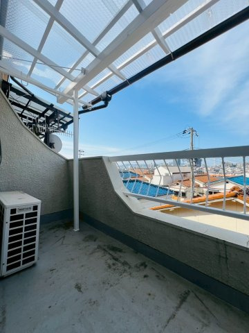 東垂水２丁目貸家のバルコニー