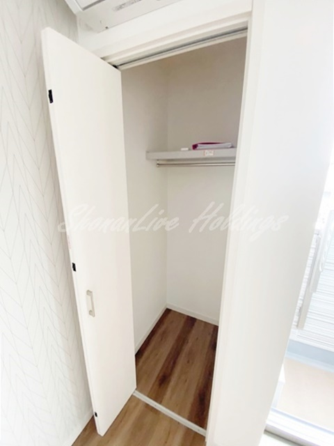 平塚市袖ケ浜のアパートの収納