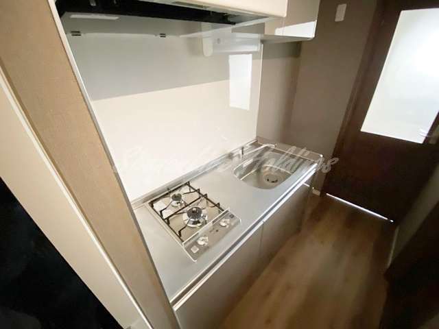 平塚市袖ケ浜のアパートのキッチン