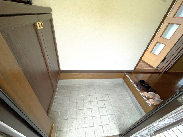 藤井邸の玄関