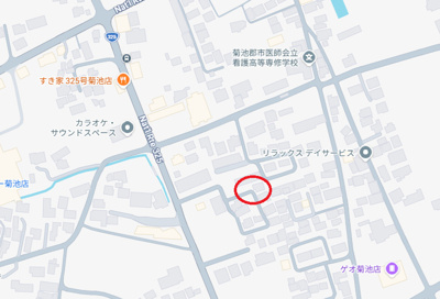 【地図】 | 熊本県菊池市大琳寺