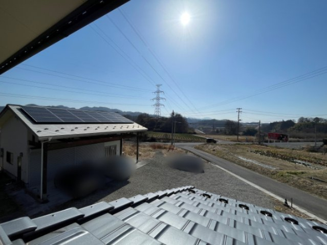 中古戸建・中古住宅　三春町大字斎藤　中妻小学校・三春中学校の展望|バルコニーからの見晴らし。近隣からの目線が気にならず解放感のある、自然を感じられる眺望です。