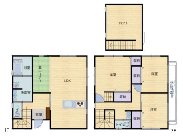 碧南市六軒町の間取り