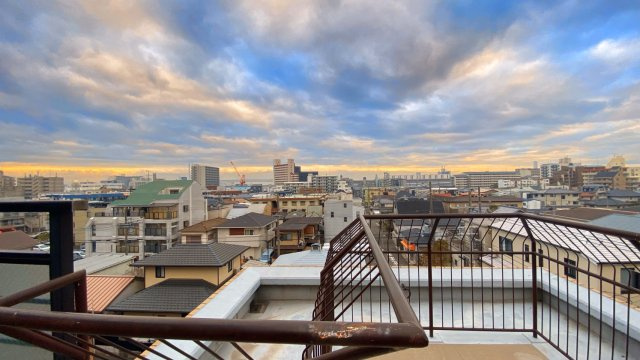 ルネ本山南の展望|ルーフバルコニーからの眺め