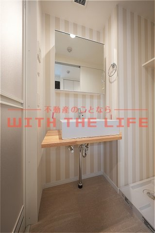 ラルヴェール試験場前Ⅲ【10.000円キャッシュバック対象物件】の独立洗面台|使いやすい独立洗面台です