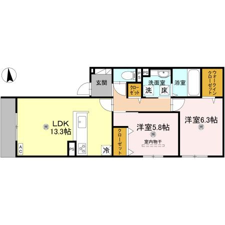 orchidea大鳥の間取り