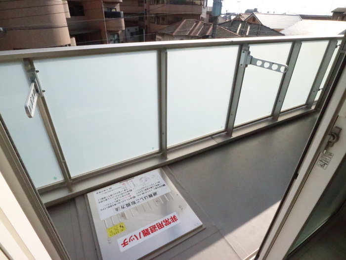 ル・リアン神戸のバルコニー