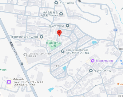 【地図】 | 熊本県熊本市北区飛田1丁目