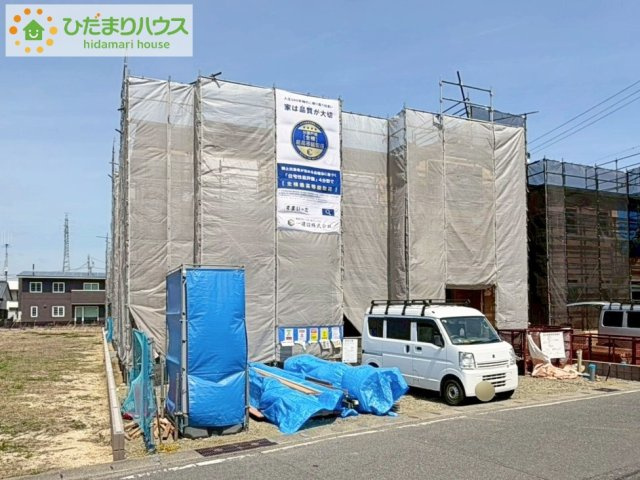 いわき市平南白土２期　新築戸建　5号棟の外観|平日・お仕事帰りなど、いつでもご案内致します！お気軽にお問い合わせ下さい♪お待ちしております！
