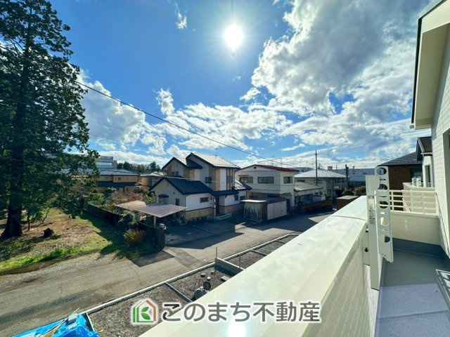 ハートフルタウン宇都宮市下岡本町2115番の展望|バルコニーからの眺めです！
