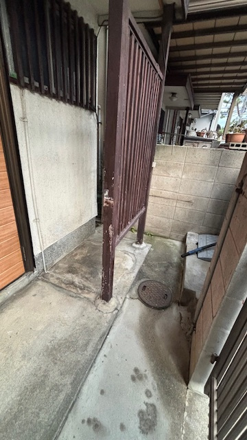 川西市久代３丁目　貸家　※弊社管理物件の庭|お庭の付いた物件です