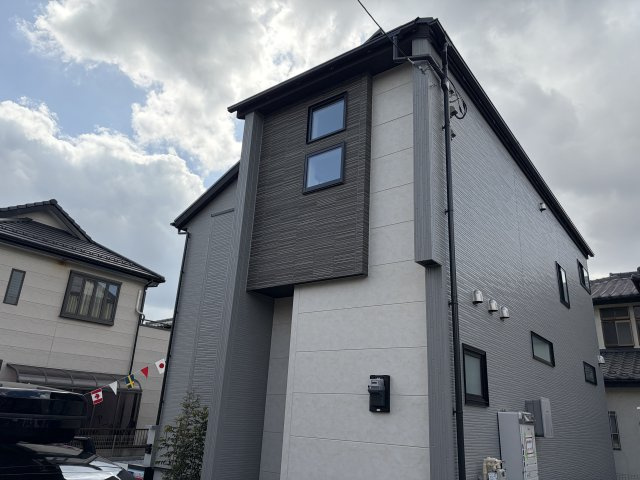 《仲介手数料無料》久喜市久喜東５丁目30-10新築一戸建てブルーミングガーデンの外観|撮影日 2026年3月27日 11:00 晴れ