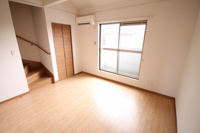 【寝室】 | ＣＬＡＩＲ咲 Ｂ | 約4帖ロフト