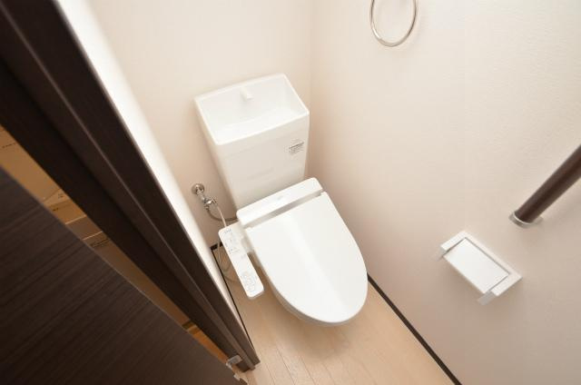 直方市大字感田のアパートのトイレ