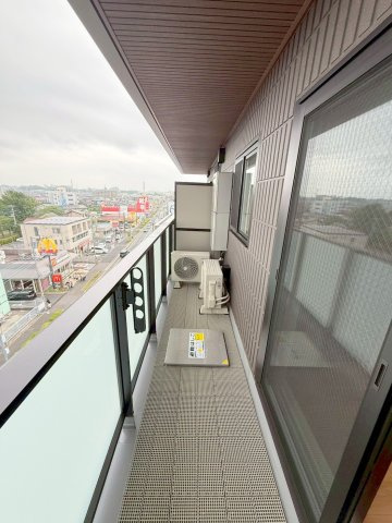 ヴィクトワール南流山のバルコニー
