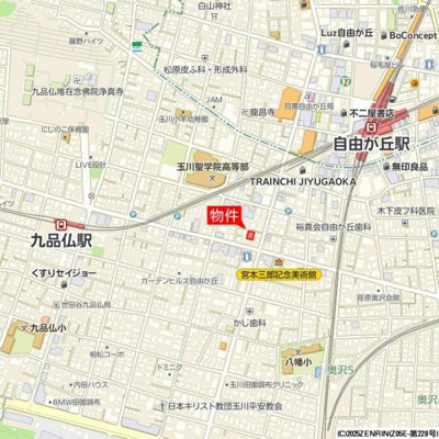 【地図】 | サウダージ自由が丘