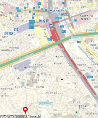 【地図】 | フィーノ渋谷