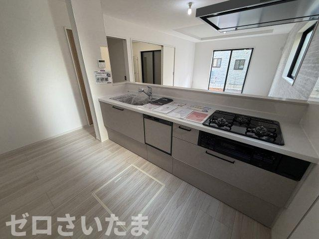 《仲介手数料無料》久喜市鷲宮４丁目2-12新築一戸建てリガーレのキッチン