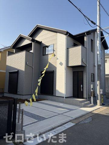 《仲介手数料無料》久喜市鷲宮４丁目2-12新築一戸建てリガーレの外観|撮影日 2026年3月27日 15:30 天気は快晴でした。