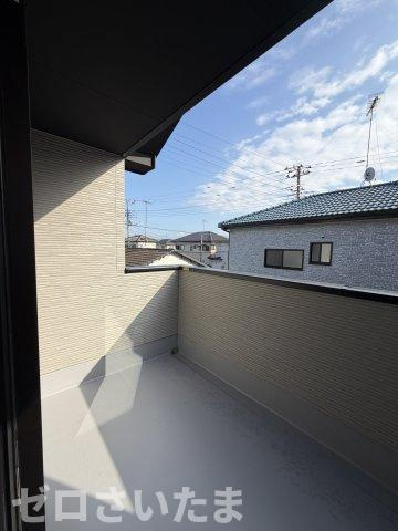 《仲介手数料無料》久喜市鷲宮４丁目2-12新築一戸建てリガーレのバルコニー