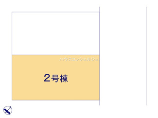 【区画図】 | 名古屋市天白区平針南2丁目1404【仲介手数料無料】新築一戸建て　2号棟