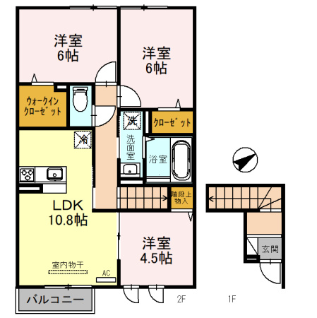 モアナ B棟の間取り