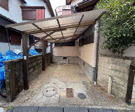 奈良市学園南３丁目の一戸建ての駐車場