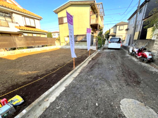 【前面道路含む現地写真】 | 東久留米市前沢2丁目売地　全2区画　 | 前沢2丁目条件無売地　全2区画　B区画