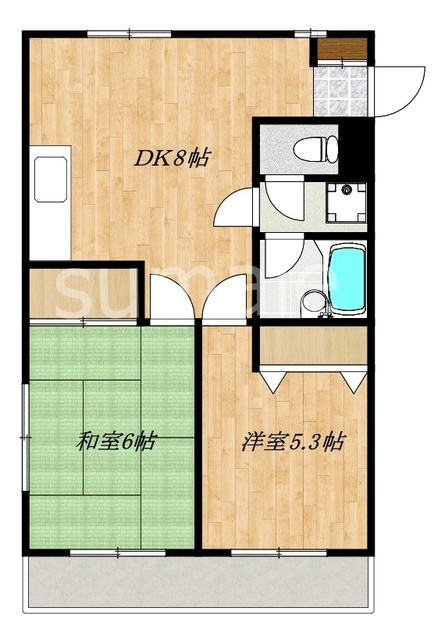 コーポ鈴蘭の間取り|間取