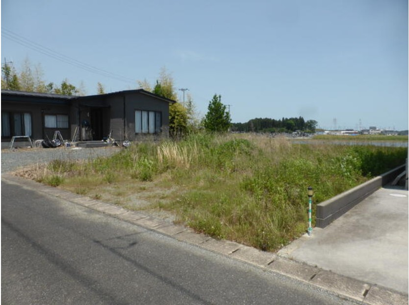 南相馬市原町区萱浜　売地の外観