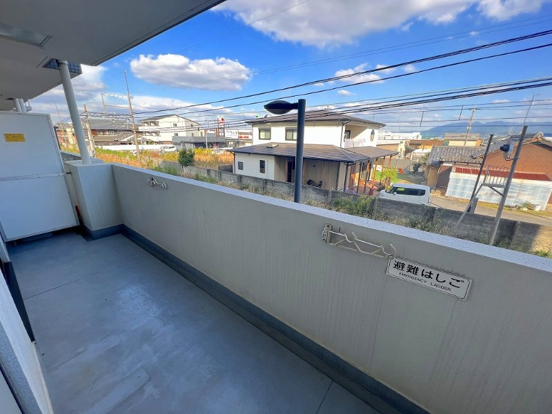 サンメゾン忍海のバルコニー