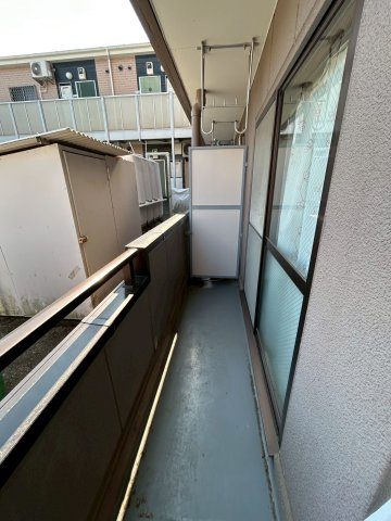 アールマンションのバルコニー